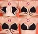 Aidoo Strapless Self Adhesive Reusable Padded Invisible Push Up Bra (Cup DD, Black)