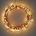 Kohree 120 LEDs Battery Operated String Light 20ft Copper Wire, Waterproof Design Decor Rope Lights for Festival, Christmas, Wedding, Holiday and Party with Remote Control, Warm White