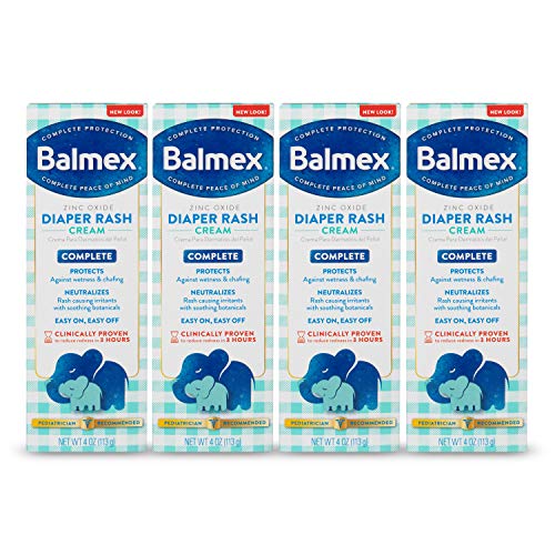 Balmex Diaper Rash Cream, 4 Count (Packaging May Vary) Pricepulse
