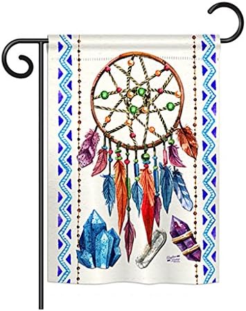 Angeleno Heritage - Dreamcatcher Country & Primitive - Everyday Southwest Impressions Decorative Vertical Garden Flag 13" x 18.5" Printed In USA