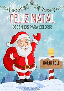 Livro Desenhos Natalinos para Colorir: NATAL