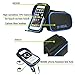 AISISAIWEN Bike Frame Bag Bicycle Top Tube Bag Waterproof Sensitive Touch Screen Cell Phone Mount Holder for iPhone 6/6s/7/7s/8/X Plus Samsung 7 Note 7 Below 6.2 inch Top Tube Handlebars Storage Bag