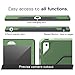 MoKo Case Fit iPad 9.7 5th/6th Generation - [Heavy Duty] Shockproof Full Body Rugged Hybrid Stand Cover with Built-in Screen Protector Compatible with Apple iPad 9.7 Inch 2018/2017, Army Green