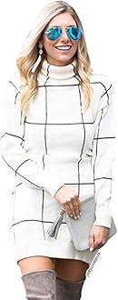 Knit Pullover Sweater Dress at Amazon 
