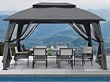 ABCCANOPY 10x13 Outdoor Patio Gazebo - Double Roof