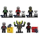 NW® ANT-MAN Minifigures LELE 79057 6pcs/lot Compatible Lego Super Heroes Avengers ANT MAN Building Blocks Bricks Toys Free Marvel Sticker collection from NW Store (Without Original Box)