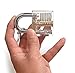 Jmkcoz Professional Lock Pick Set Transparent Visible Cutaway of Padlocks Locksmith Training Practice Lock Trainer Lock with 2 keys