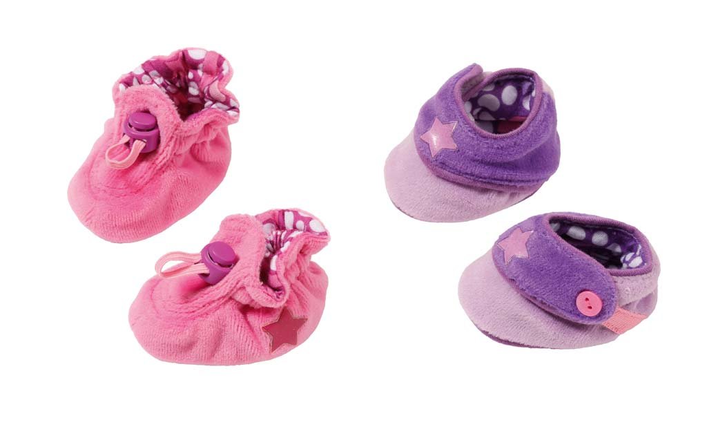 Zapf Creation 822098 Baby Born Shoes (Pink/Purple)