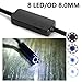 Rxment Wireless Endoscope iPhone Borescope iPhone - 23FT 1200P Semi-Rigid 2.0 MP HD Android Endoscope Inspection Camera, WiFi Endoscope Android & 1800mAh Battery iPhone Endoscope Camera with Light