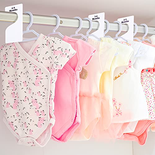 20 Pieces Clothing Rack Size Dividers Blank Clothing Rack Divider 5.7 x 3.1 Inches Rectangular