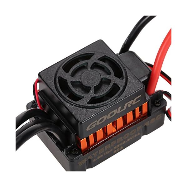GoolRC Upgrade Wasserdicht 3650 3900KV Brushless Motor mit 60A ESC Combo Set für 1/10 RC Auto Truck – Bild 3