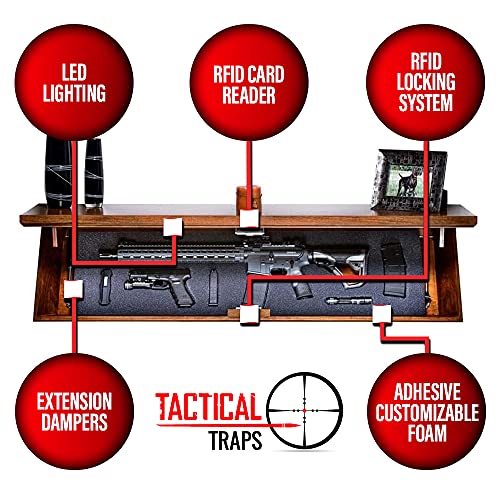Tactical Traps Freedom 52R Concealment Shelf with Trap Door RFID Lock