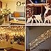 koopower 2X 50 LEDs Battery Fairy Lights on 16ft Waterproof Copper String for Outdoor (8 Modes), Warm White