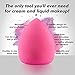 Makeup Sponge Blending Applicator Single NonLatex Foam Cosmetic Liquids, Creams, Foundation, Contouring and Shading Reusable West or Dry