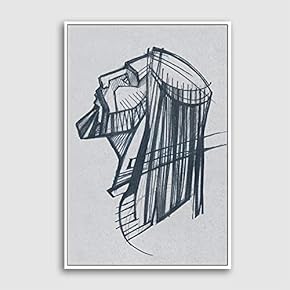 Framed Canvas Home Artwork Decoration Portrait Canvas Wall Art for Living Room, Bedroom - 16x24 inches