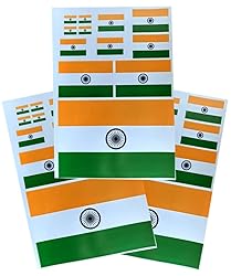 EUIOSFDC Decal in Multiple Sizes India Flag Sticker