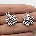10pcs Christmas Snowflakes Alloy Bead Cage Pendant - Add Your Own Pearls, Stones, Rock to Cage,Add Perfume and Essential Oils to Create a Scent Diffusing Locket Pendant Charms Christmas Gift C8697