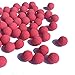 Sunmid 100 Rounds Nerf Rival Compatible Balls - Bulk Foam Bullet Ball Replacement Refill Pack for Apollo, Zeus Compatible Toy Balls for Nerf Bullets Dart Rival Zeus Apollo Blaster (100 Rounds, Red)