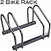 EasyGo Floor Stationary Double Bike Wheel Rack, Indoor – Outdoor Bike Stand