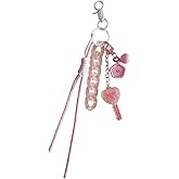 Hongvarey Cute Keychain Charms for Women Keychain Pendant for Purse Handbag Backpacks Fashion Bag Accessories