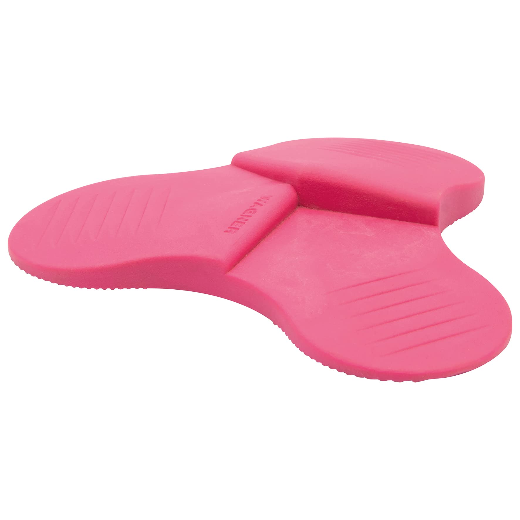 Wagner Door Wedge/Doorstop 3STOP Color - Ø 108 x 19 mm, Pink Design Wedge Made of high Class Synthetics, to be Pushed Underneath Doors, with 3 Different Wedge Heights - 15698701