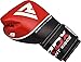 RDX Boxing Gloves for Training Muay Thai Genuine Cowhide Leather Infused Gel Gloves for Sparring, Kickboxing and Heavy Punching Bag, Fighting, Bag Mitts, Focus Mitts