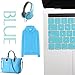 Allinside Turquoise Keyboard Silicone Cover for MacBook Pro 13