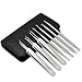ZIZZON Blackhead Remover Kit Pimple Comedone Extractor Tool Set Treatment for Blemish, Zit, Acne Curved Blackhead Tweezers Kit 7pcs