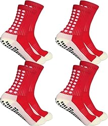 YUFREE SUN Men's Soccer Socks - Non Skid Anti Slip