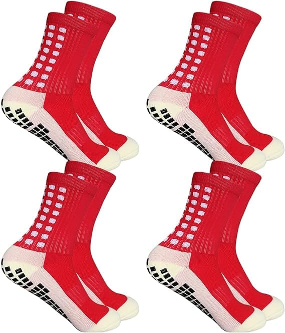 YUFREE SUN Men's Soccer Socks - Non Skid Anti Slip