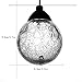 AceList Wind Chime Changing Color Solar Lights Garden Outdoor Decoration Crackle Glass Globe Metal