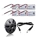 6 Pcs of Keenstone 3.7V 400mAh 25C LiPO Battery w/6-Port Battery Charger for Hubsan X4 (H107,H107C,H107D,H107L,V252,JXD385,F180C) 4 Channel 2.4GHz RC Quadcopter Compatible with Walkera Super CP