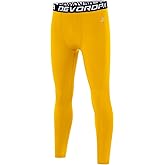 DEVOROPA Boys Leggings Youth Compression Pants Sports Tights Basketball Football Baseball Soccer Baselayer Slim/Regular/Husky