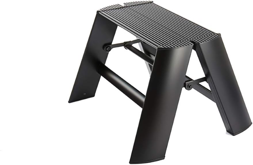 HasegawaLadders Ml1.0-1BK Step Ladder, Black