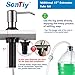 SonTiy Chrome Kitchen Sink Soap Dispenser, Stainless Steel Liquid Soap Dispenser with 47