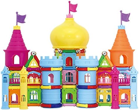 WITKA Magnetic Castle Building Playset 288 Pieces, Fun Educational and Creative Toys for Girls Ages 5 to 12
