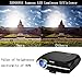 Kllarmant Projector, Upgraded +45% Lumens LCD Video Projector 1080P Full-HD LED Multimedia Projector 1280x800 Native Resolution Home Cinema Theater Video Projector