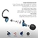 ROVKING Earbuds Headphones Over Ear Wired Sweatproof with Microphone, in Ear Stereo Bass Sport Earphones for Running Jogging Gym Workout for iPhone Android iPod Samsung, Black