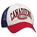 NHL Montreal Canadiens Men's Face-Off Flex Mesh Back Slouch Cap, Small/Medium, White