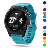 Feskio Garmin Forerunner 935 GPS Accessory Watch Band, 22mm Width Soft Silicone Quick Install Sport Watch Strap Bracelet Wristband for Garmin Forerunner 935 GPS Smart Watch