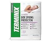 TERMINIX Professional-Grade Ultimate Bed Bug Box Spring Protector - 6-Sided Water-Resistant Zippered Encasement - Blocks Dust Mites & Insects - Queen Size