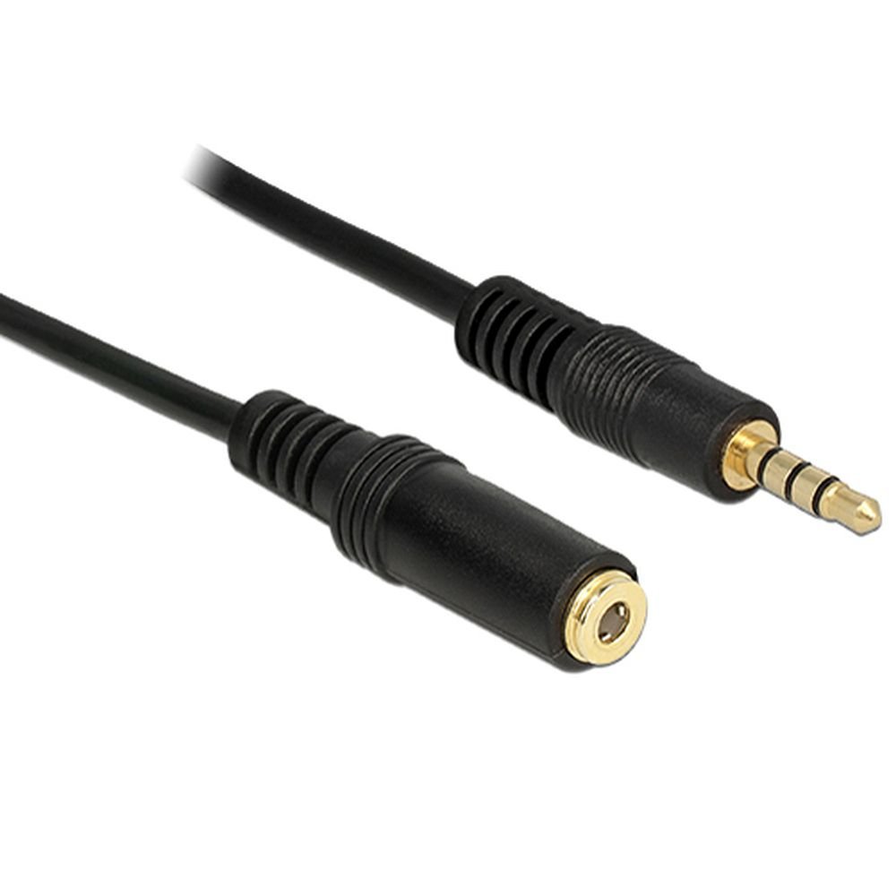 DELOCK Cable Jack Extension Cable 3.5 MM M>
