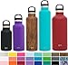 Simple Modern 32oz Ascent Water Bottle - Hydro Vacuum Insulated Tumbler Flask w/Handle Lid - Red Double Wall Stainless Steel Reusable - Leakproof: -Cherry