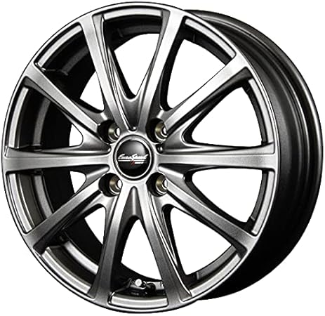 Amazon 適合車種 ニッサン キューブ Z12系 08 Dunlop エナセーブ Ec4 175 65r15 夏用タイヤとホイールの4本セット アルミホイール Manaray ユーロスピード V25 メタリックグレー 5 5 15 4 100 15インチ サマータイヤセット タイヤ ホイールセット 車