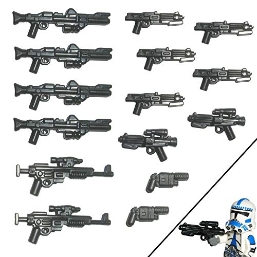 15x Custom Blaster Waffen für Lego Star Wars Figuren