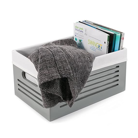 Wooden Storage Box Decorative Closet, and Shelf Basket