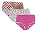 Jack 'n Jill Girls 100% Combed Cotton Briefs In Assorted Prints (3 Pack)