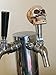 Small Skull Beer Tap Handle for Kegerators and Bars Dead Skeleton Walking
