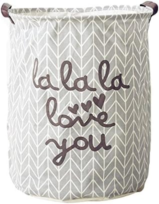 Elegant libra Foldable Heavy Duty Cotton Laundry Hamper Home Water Proof Storage Bucket for Kitchen or Bathroom Ditry Cloth Basket