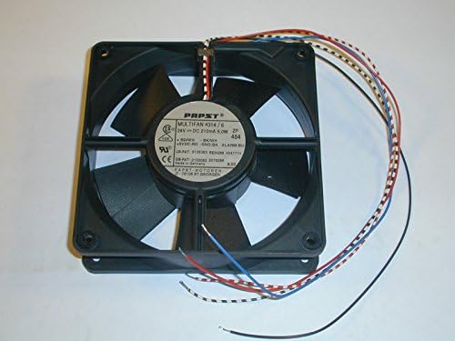 4314/6 Dual Voltage Fan + Alarm, 24VDC .21A, 5VDC, 120 x 120 x 32mm, Ball Bearing (1 piece)